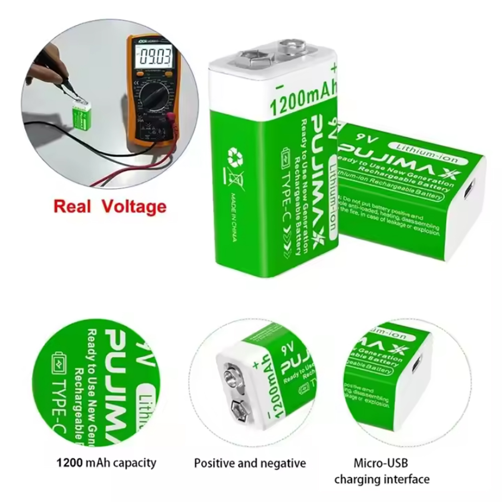Bateria Recarregável PUJIMAX 9 - Co Detector Plug avaliação e preço