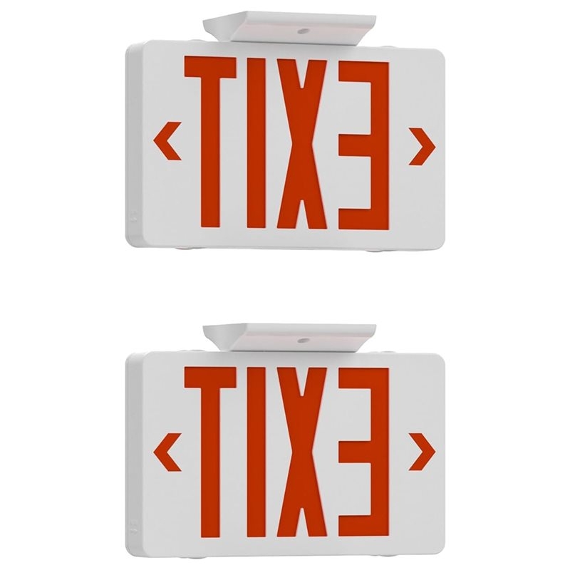 Luz de Saída LED ABKQ-UL Lista - Emergency Exit Sign avaliação e preço