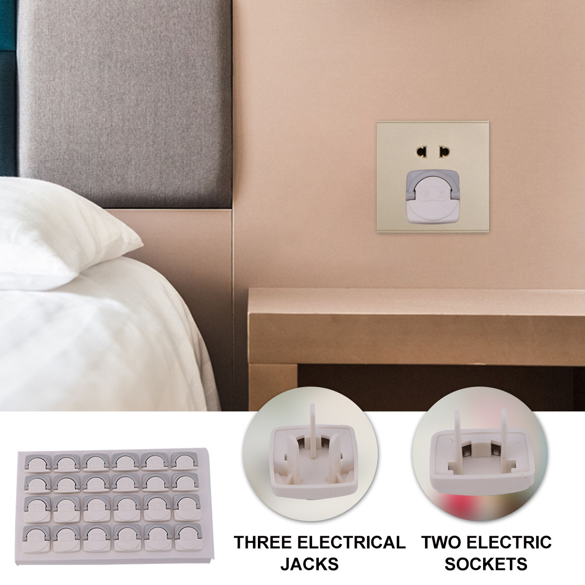 Conjunto de 24 Protetores de T - Outlet Cover Baby avaliação e preço