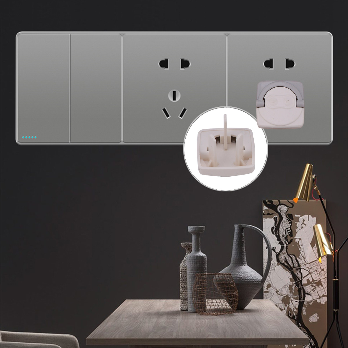 Conjunto de 24 Protetores de T - Outlet Cover Baby avaliação e preço